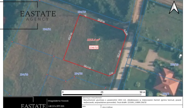 Działka inwestycyjna Kamień