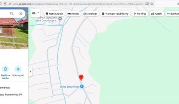 Działka siedliskowa Krzemienica