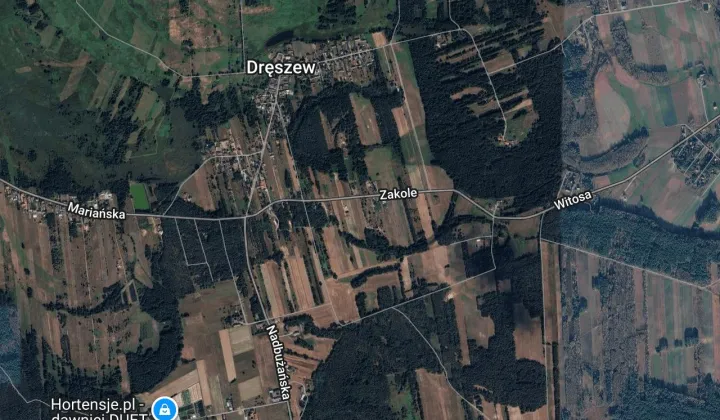 Działka rolno-budowlana Dręszew, ul. Zakole