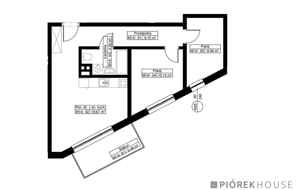 Mieszkanie 3-pokojowe Warszawa Białołęka, pl. Światowida. Zdjęcie 2