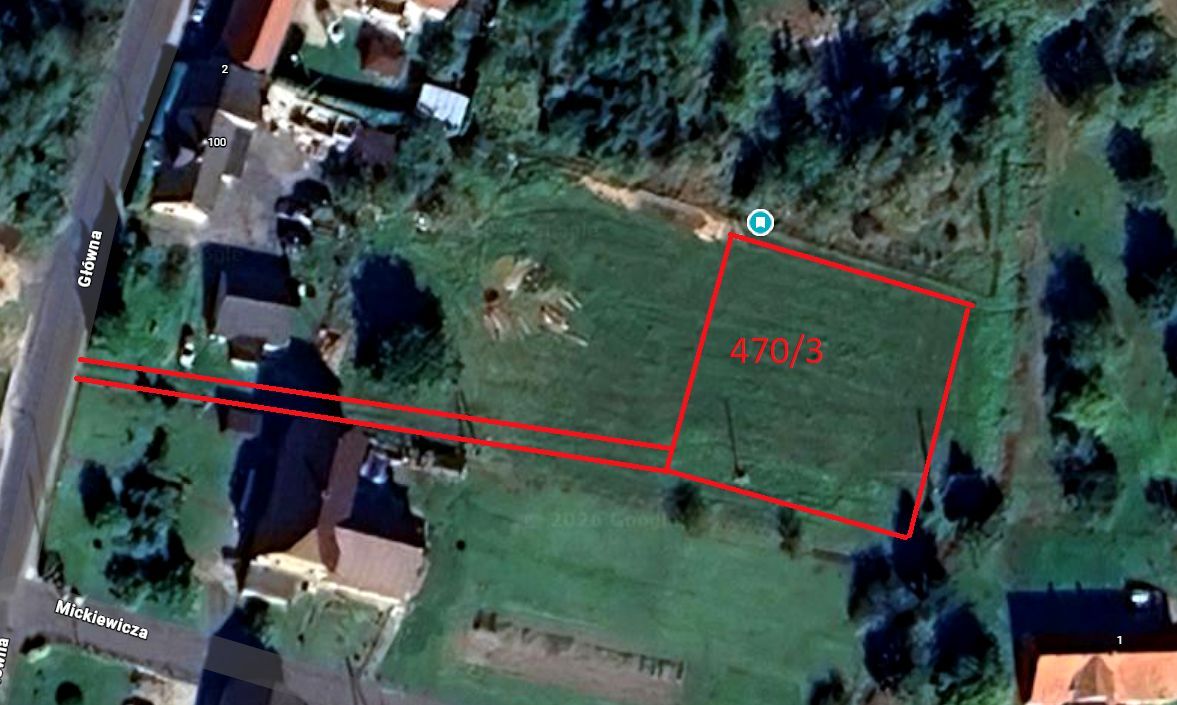 Działka budowlana Wykroty, ul. Główna. Zdjęcie 2