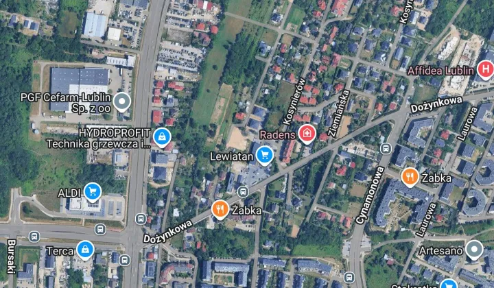 Działka budowlana Lublin Ponikwoda, ul. Kosynierów