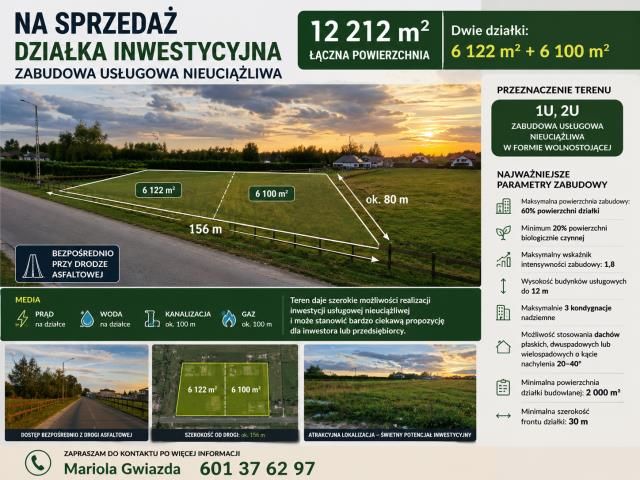 Działka inwestycyjna Stare Lipiny. Zdjęcie 1