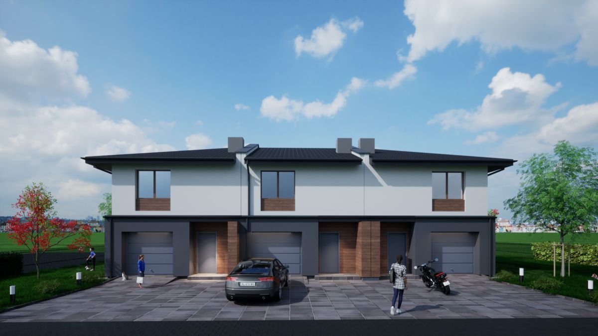 dom szeregowy, 4 pokoje Aleksandrów Łódzki, ul. Kalinowa. Zdjęcie 2