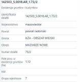 Działka rolno-budowlana Maziarze Nowe. Zdjęcie 2