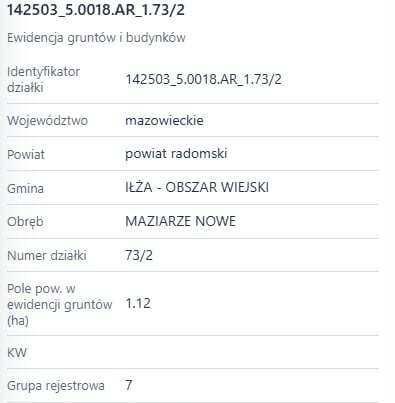Działka rolno-budowlana Maziarze Nowe. Zdjęcie 3