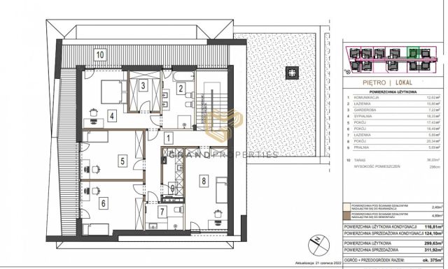 bliźniak, 7 pokoi Konstancin-Jeziorna. Zdjęcie 16