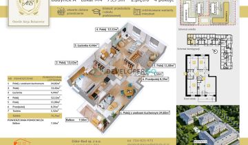 Mieszkanie 4-pokojowe Komorowo, ul. płk. Dyplomowanego Ludwika Bociańskiego