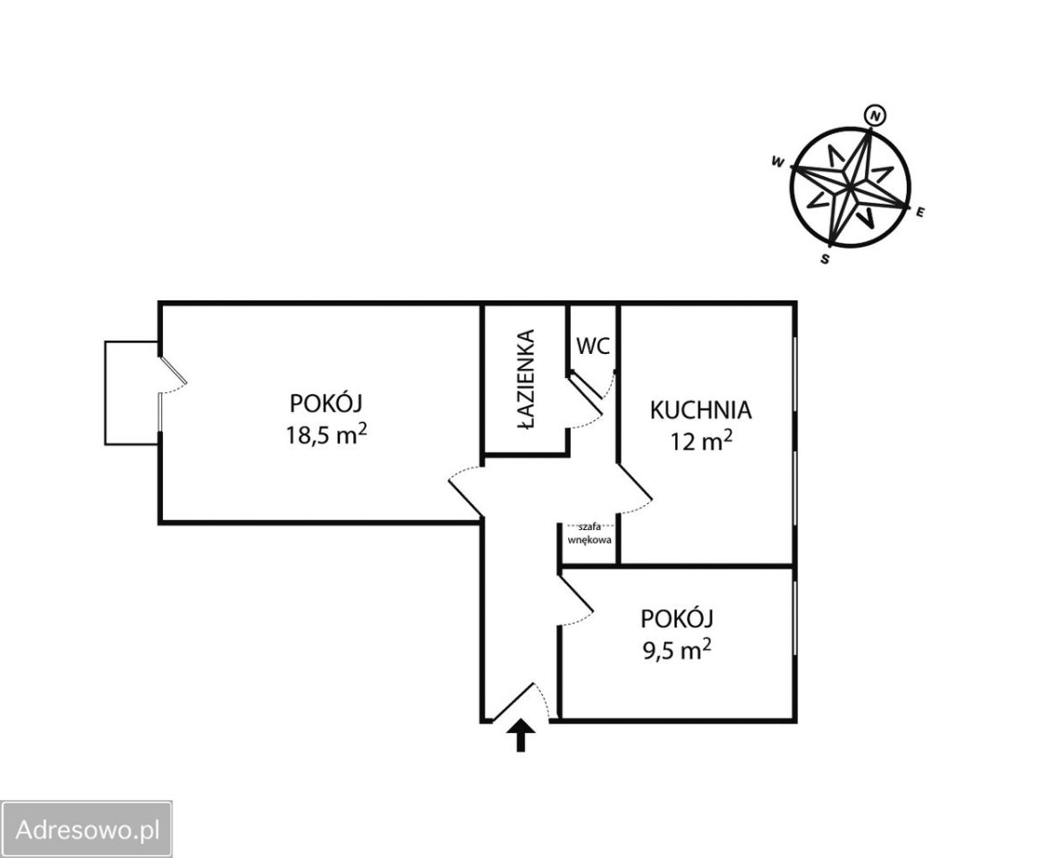 Mieszkanie 2-pokojowe Ostrołęka Wojciechowice, ul. Dywizjonu 303. Zdjęcie 6