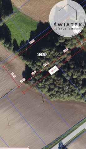 Działka rolna Zarośle Cienkie. Zdjęcie 1