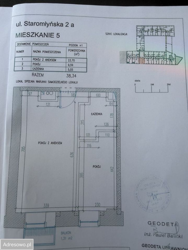 Mieszkanie 2-pokojowe Wrocław Stare Miasto. Zdjęcie 9