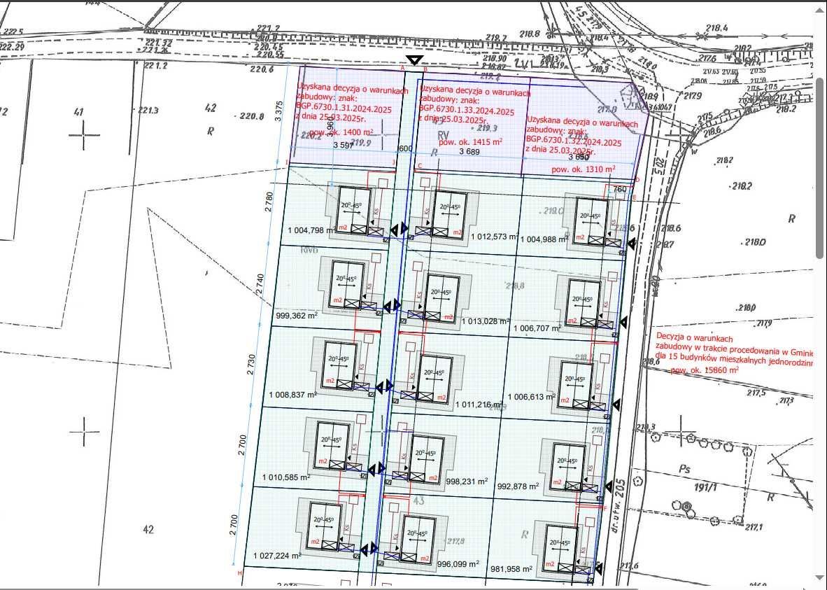 Działka budowlana Opatkowice Drewniane. Zdjęcie 5