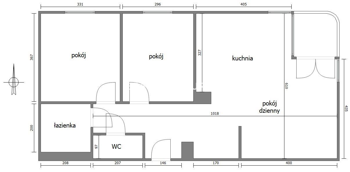 Mieszkanie 3-pokojowe Kraków Dębniki, ul. dr. Jana Piltza. Zdjęcie 33