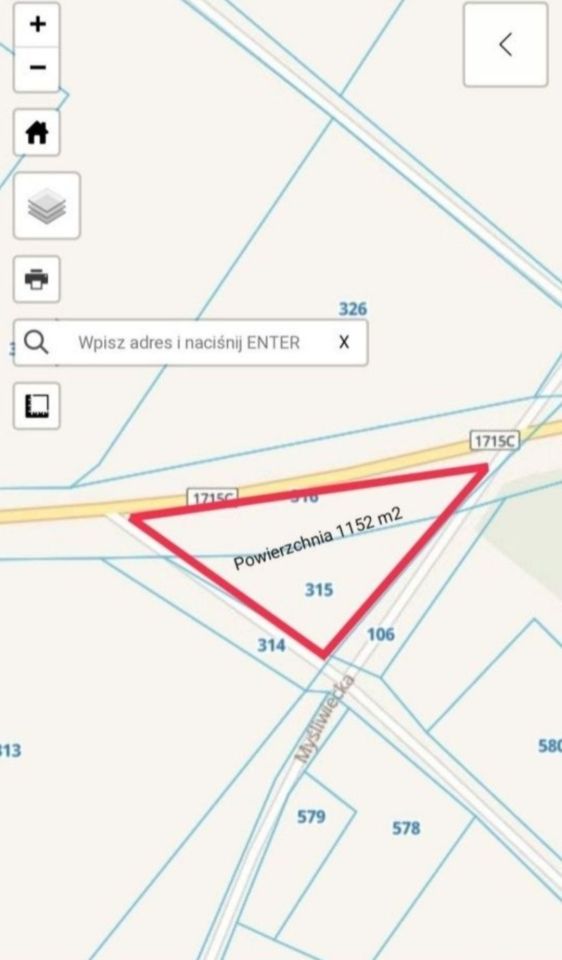 Działka budowlana Myśliwiec. Zdjęcie 2