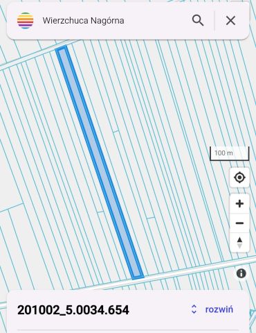 Działka rolna Wierzchuca Nagórna. Zdjęcie 1