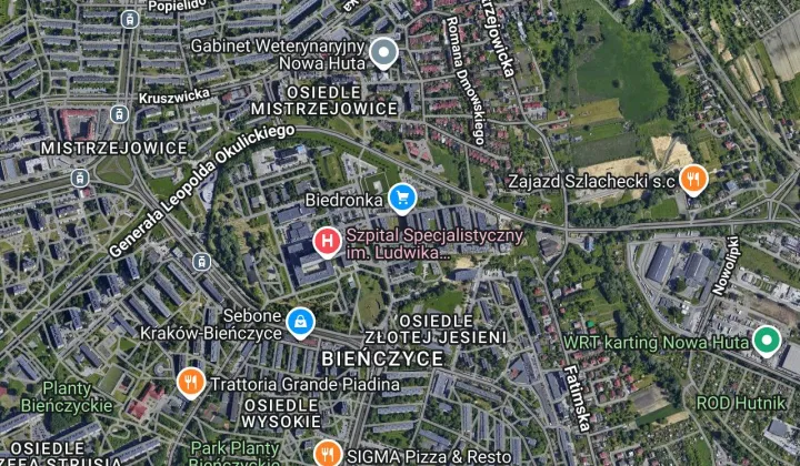 Mieszkanie 1-pokojowe Kraków Mistrzejowice, ul. gen. Leopolda Okulickiego