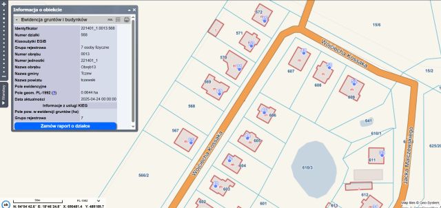 Działka rolno-budowlana Tczew Górki, ul. Wojciecha Kossaka. Zdjęcie 2