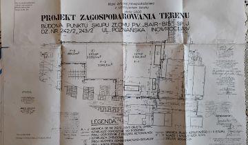 Działka inwestycyjna Inowrocław Centrum, ul. Poznańska