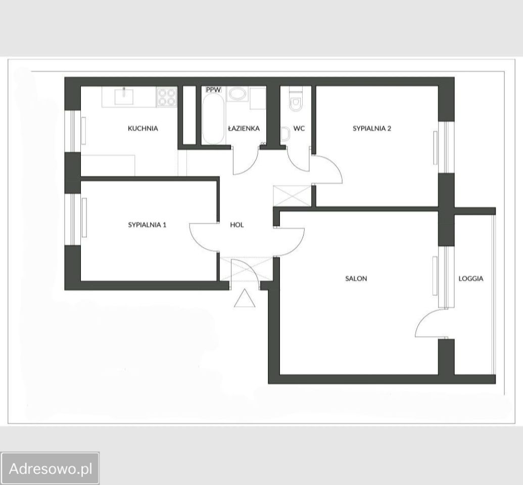 Mieszkanie 3-pokojowe Milanówek, ul. Królewska. Zdjęcie 8