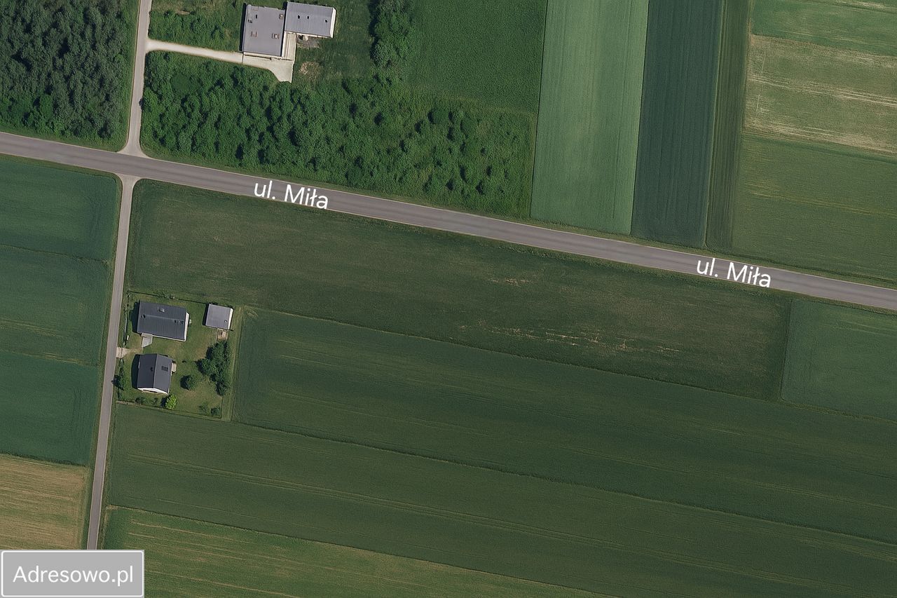 Działka budowlana Płoszów, ul. Miła