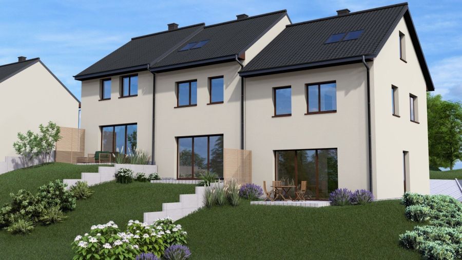 dom szeregowy, 3 pokoje Gdańsk Chełm, ul. Damazego Tilgnera. Zdjęcie 2