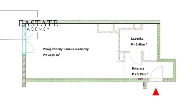 Mieszkanie 1-pokojowe Warszawa Mokotów, ul. Jana Pawła Woronicza. Zdjęcie 16