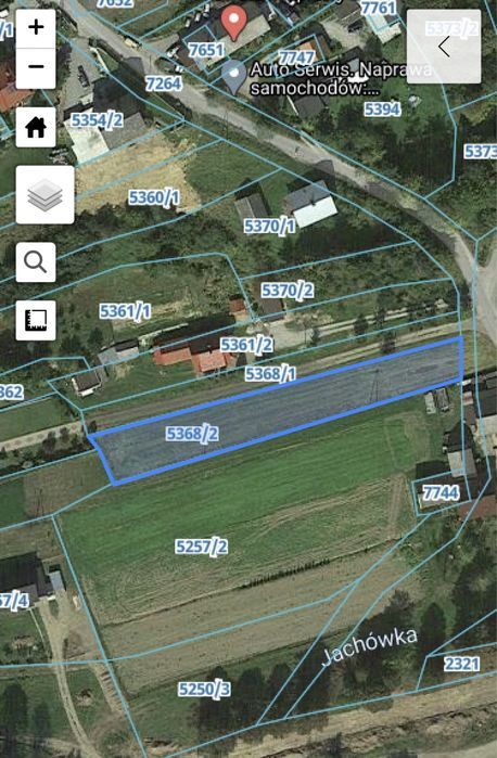 Działka budowlana Budzów. Zdjęcie 1