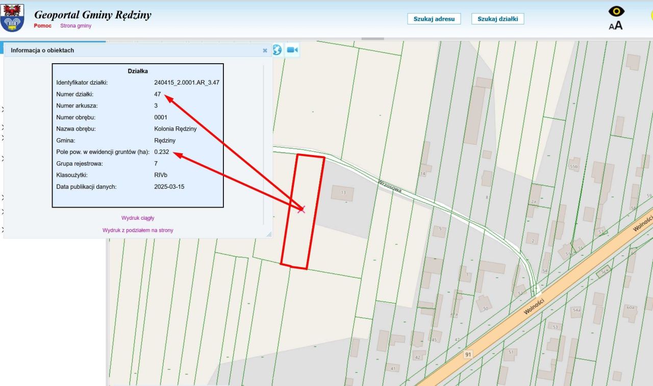 Działka rolno-budowlana Rędziny, ul. Wrzosowa. Zdjęcie 4