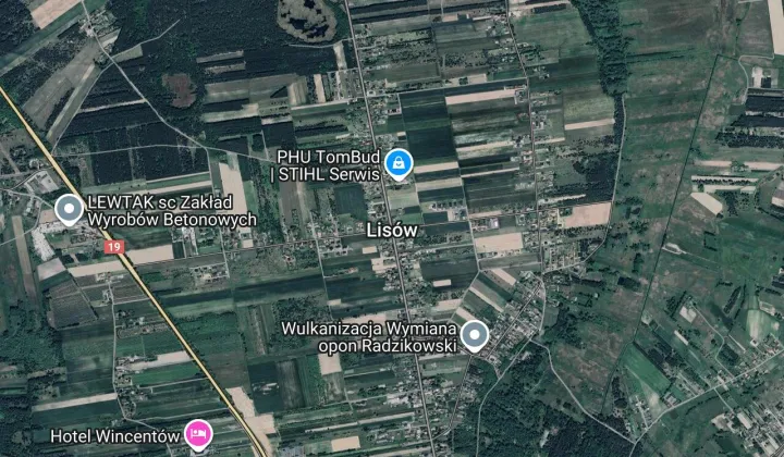 Działka rolna Lisów