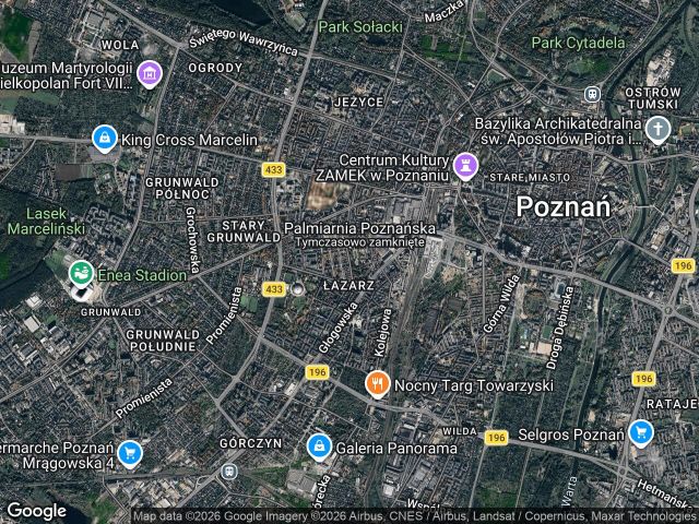 Nieruchomość komercyjna do wynajęcia bez pośredników 
 
 ul. Jana Matejki 
 
 Poznań Grunwald - Widok 3