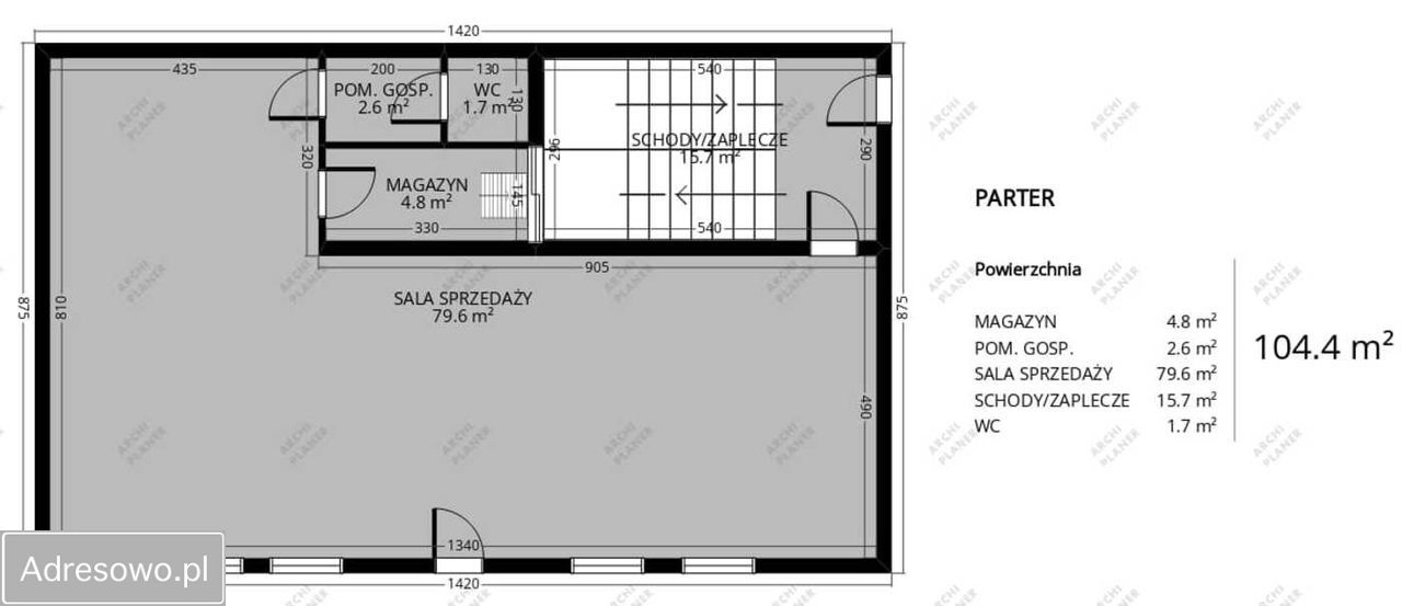 Lokal Zalewo, ul. Żeromskiego. Zdjęcie 5