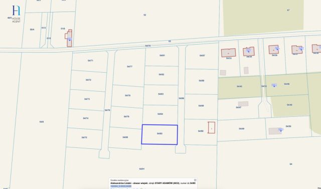 Działka budowlana Stary Adamów, ul. Działkowa. Zdjęcie 2