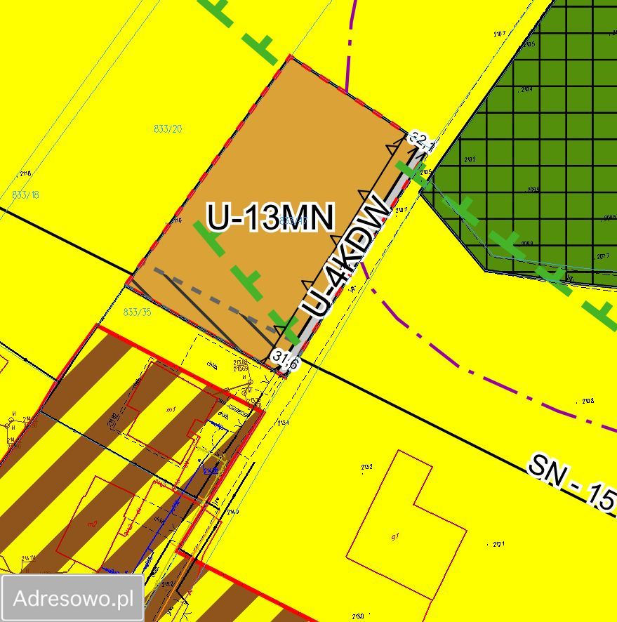 Działka budowlana Ciecierzyn. Zdjęcie 3