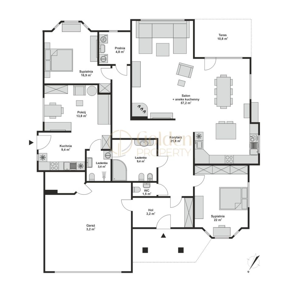 dom wolnostojący, 5 pokoi Gdańsk Ujeścisko, ul. Niepołomicka. Zdjęcie 29