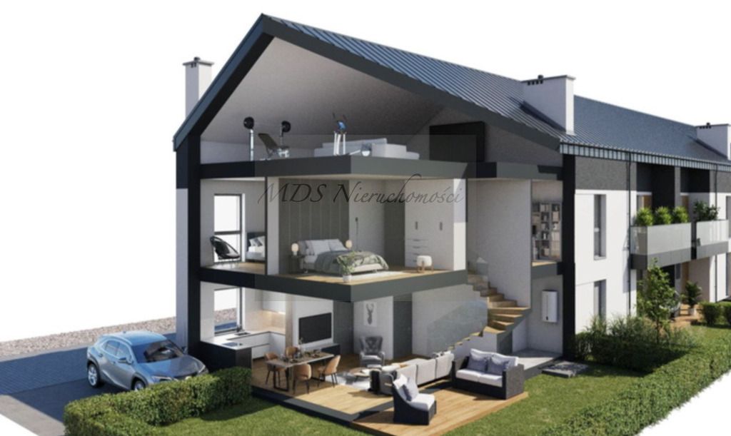 dom szeregowy, 5 pokoi Sobienie Szlacheckie. Zdjęcie 2