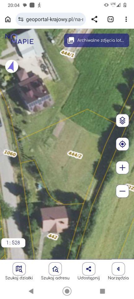 Działka budowlana Łowce Podgaj. Zdjęcie 1