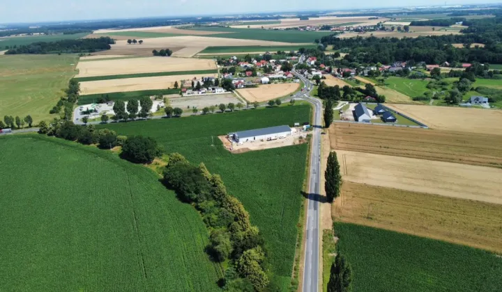 Działka inwestycyjna Mirosławice