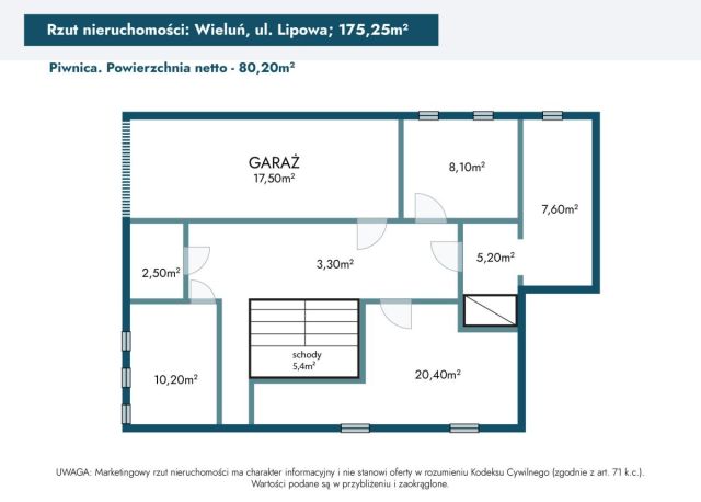 dom wolnostojący, 5 pokoi Wieluń, ul. Lipowa. Zdjęcie 38
