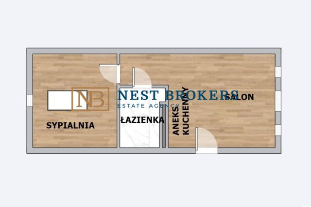 Mieszkanie 2-pokojowe Kraków Podgórze, ul. Stefana Czarnieckiego. Zdjęcie 1