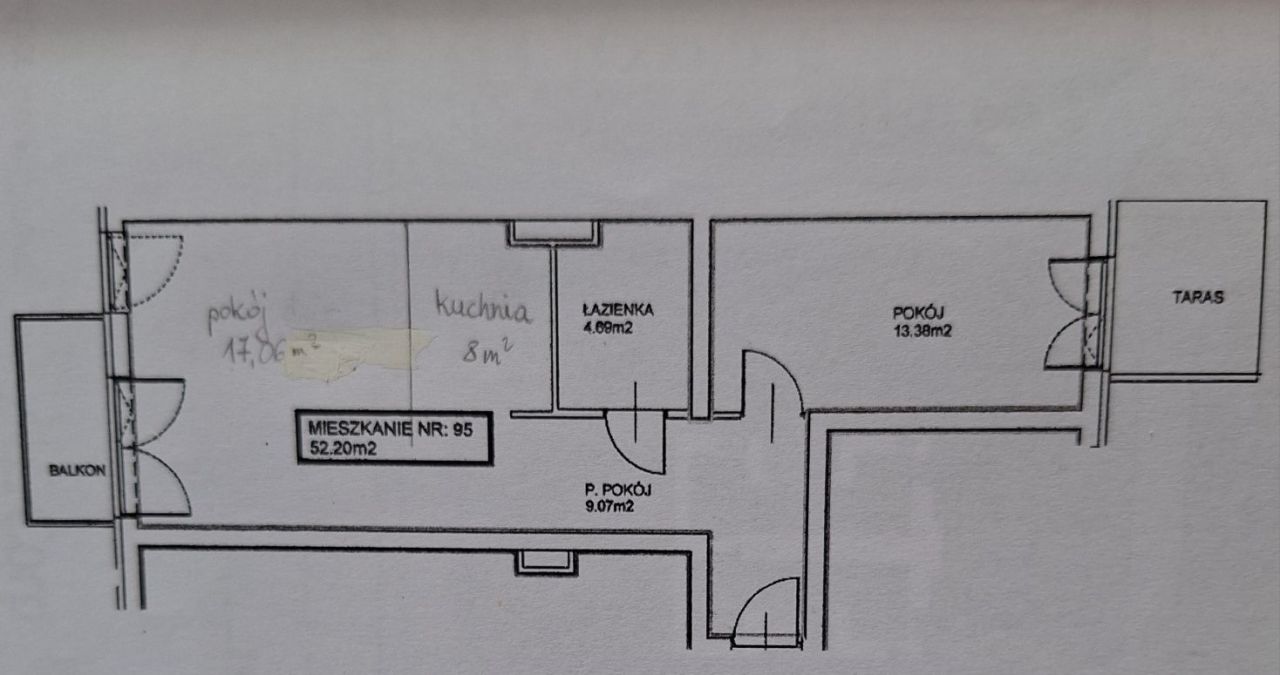 Mieszkanie 2-pokojowe Kraków Nowa Huta, ul. Henryka i Karola Czeczów. Zdjęcie 8