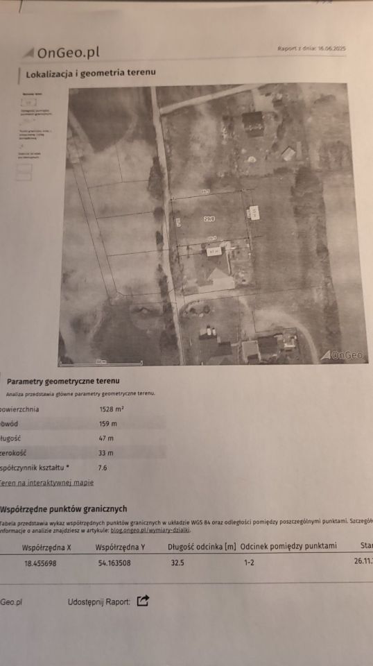 Działka budowlana Graniczna Wieś