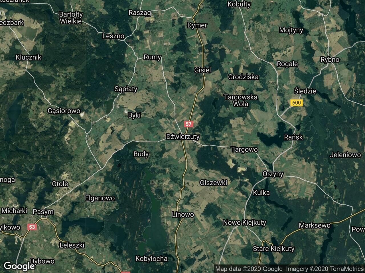 Działka budowlana Dźwierzuty