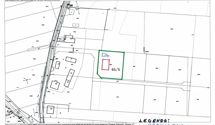 Działka budowlana Nowa Pogorzel, ul. Wiśniowa