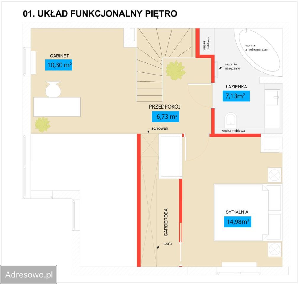 Mieszkanie 4-pokojowe Kraków Czyżyny, os. Osiedle Avia. Zdjęcie 7
