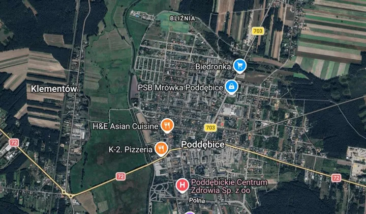 Działka rod Poddębice, ul. Północna