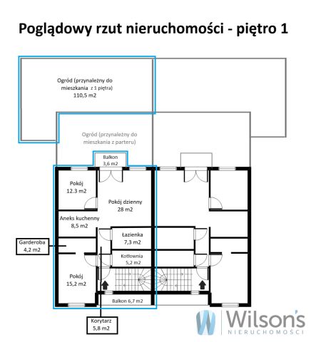 Mieszkanie 3-pokojowe Sulejówek. Zdjęcie 3