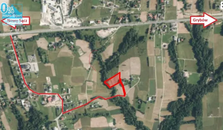 Działka rolna Cieniawa