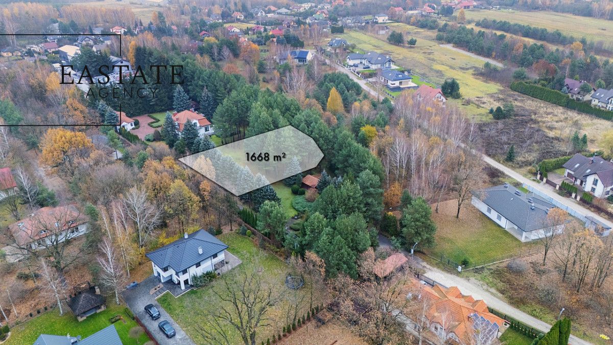 Działka budowlana Wiktorów, ul. Leśna. Zdjęcie 1