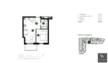 Mieszkanie 2-pokojowe Kraków Bieżanów
