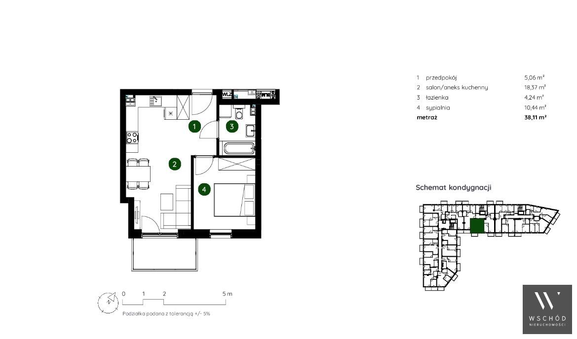 Mieszkanie 2-pokojowe Kraków Bieżanów. Zdjęcie 2